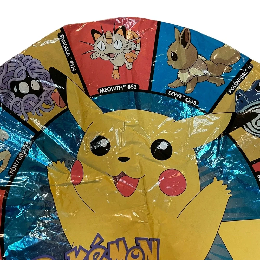 Vintage Pokémon Birthday Balloon Mylar Foil Deadstock Never Used Brand New 1999